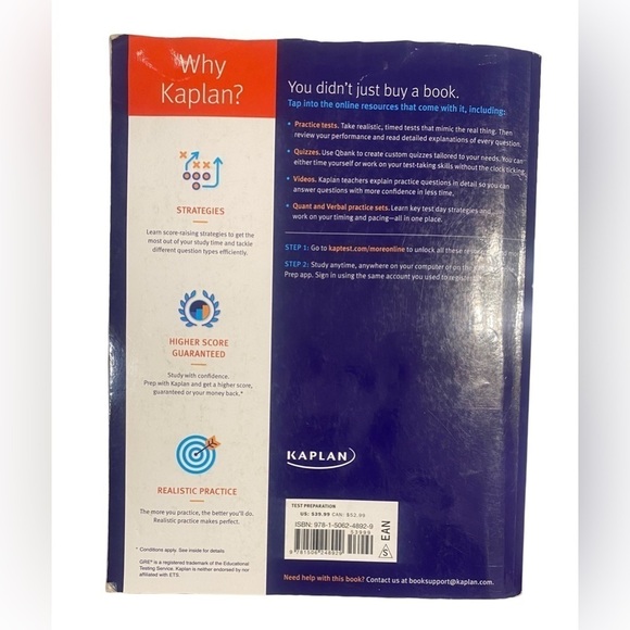 Kaplan GRE Prep Plus 2020 - Picture 3 of 4